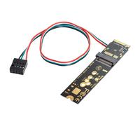 WQS-CY NGFF Key-A/E Carte WiFi sans fil vers PCI-E M.2 NGFF Key-M NVME SSD Adaptateur pour AX200 Wifi 6 Bluetooth 5.1