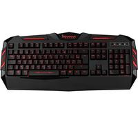 WQS-Drakkar Clavier Gaming Filaire à Membrane Utgard AZERTY - Anti-ghosting - Rétroéclairage Rouge - Câble 1,6 m