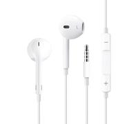 WQS-Ecouteurs Filaire avec Microphone et Contrôle du Volume, écouteurs Intra-Auriculaires filaires, Ecouteurs Filaire avec Microphone et Contrôle du Volume, Compatible avec tous les appareils 3,5 mm