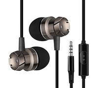 WQS-Écouteurs intra-auriculaires + microphone pour Huawei Samsung HTC Bass Sound