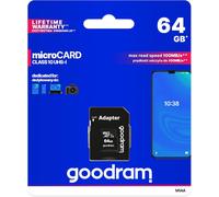 WQS-GOODRAM microSDXC 64GB Class 10 UHS-I + Adaptateur