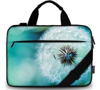 WQS-Housse de protection pour ordinateur portable 13" 15" avec bandoulière, sacoche pour ordinateur portable 15,6 ", en toile, support pour tablette, bloc-notes, sac à main, porte-documents