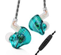 WQS-KBEAR Storm Écouteurs Intra-Auriculaires, écouteurs filaires 1DD, écouteurs de scène Professionnels, HiFi Deep Bass Clear Sound pour Les chanteurs Musiciens, Prise 3,5 mm, câble détachable