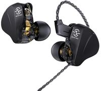 WQS-Keephifi CCZ Duet BC04 PRO HiFi In Ear Monitor, écouteurs intra-auriculaires 1BA+1DD IEM, écouteurs filaires 10 mm doubles magnétiques DD, détachable câble, Bass IEM écouteurs pour Musicien,Symph