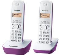 WQS-KX-TG1612FRF Téléphone Duo sans fil DECT sans répondeur Pourpre [Version Française]
