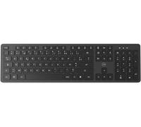 WQS-¿ ML313986 ¿ Clavier sans Fil Premium pour Windows ¿ Récepteur USB et USB-C, Frappe précise, Touches Plates et silencieuses, Pavé numérique, Disposition AZERTY ¿ Noir