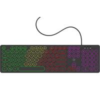 WQS-MOBILITY LAB ML306858 - Clavier Filaire rétro-éclairé - Compatible avec PC et Laptop, Noir