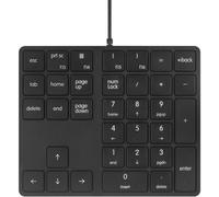 WQS-Numeric Keypad Wired Numpad 34 Touches Clavier Portable USB Externe Mini Slim Clavier Magicforce-Noir