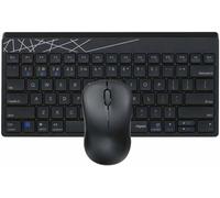 WQS-RAPOO Combo de Clavier et Souris sans Fil (Pack Clavier et Souris sans Fil, Connexion multimode, Transmission sans Fil de 2,4 GHz et Bluetooth 3,0 et 4,0, Clavier QWERTY Espagnol, Souris Optiqu