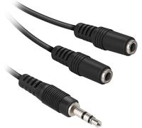 WQS-répartiteur sdoppiatore AUX, 2 portes jack 3,5 mm, cavo 20 cm, par brassard, auricolari a filo, microfono, PC, ordinateur portable, haut-parleur casse, autoradio
