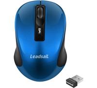 WQS-Souris sans Fil pour Ordinateur Portable Souris USB sans Fil Silencieuse Souris d`Ordinateur Optique, 4 Boutons, 1600DPI avec 3 Niveaux Réglables pour Windows/Mac/Macbook Pro/HP/Acer