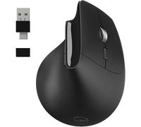 WQS-\u2013 Souris sans fil ergonomique premium \u2013 Clics silencieux \u2013 DPI réglable \u2013 Connexion via USB ou USB-C \u2013 Compatible avec Windows et macOS, Ordinateur Portable, PC, mac \u20