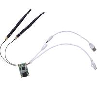 WQS-VONETS 2,4G WiFi Module/Mini routeur/Pont Ethernet WiFi/répéteur de Signal Hotspot/AP, Alimentation USB/DC avec 2 RJ45 pour Appareil réseau intégré PLC d'ingénierie Industrielle de Bricolage VM30