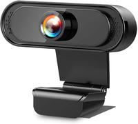 WQS-Webcam pc Webcam Streaming Camera pc,Web cam webcams et equipement voip Webcam 1080p avec Microphone USB Plug and Play pour Zoom/Skype/Teams