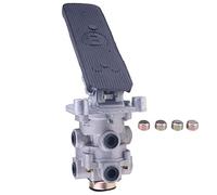 WQSING Valve de frein à pied E6 avec assemblage de bande de roulement 286171N 286171X compatible avec Bendix KN22140 20QE3114R 170.286171E-6 Plaque de montage de valve à double circuit