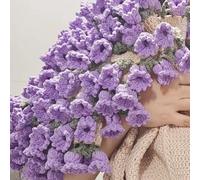 WQTHU Couverture de Fleurs au Crochet DIY, Couverture de Bouquet de Fleurs 3D Faite à la Main pour la fête des mères, Anniversaire, décoration d'intérieur (D)