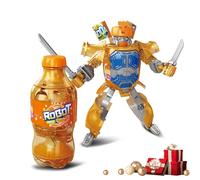 WQTHU Jouets Robots transformateurs de Bouteilles,2024 Nouveaux Jouets Robots transformateurs de Bouteilles de Boisson,Jouets Robots transformateurs de canettes de Soda (B)