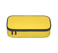 Wquvmds Trousse à crayons de grande capacité avec imprimé jaune viol pour garçons et filles
