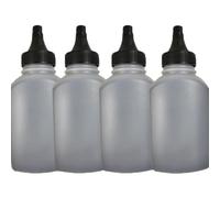 WQVXGKTI 4Pcs CTL-2100K CTL-2100C CTL-2100Y CTL-2100M Toner Powder Compatible with CP2100D CP2100DN CP2100DW CM2100DW CM2100ADN CM2100ADW Printers - 50g Each Bottle for Full-Color Printing