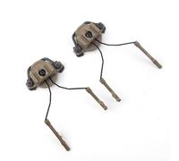 WQZXM Accessoires De Casque Tactique Support De Casque Airsoft Ensemble D'adaptateurs Rail pour Casques Rapides Support Suspension Rail Réglable(Tan)
