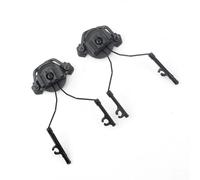 WQZXM Accessoires De Casque Tactique Support De Casque Airsoft Ensemble D'adaptateurs Rail pour Casques Rapides Support Suspension Rail Réglable(Black)