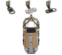 WQZXM Accessoires De Porte-Plaque Tactique, Support De Téléphone Molle Support De Téléphone Portable Universel pour Gilet Tactique Fixation De Stabilité pour Écran Taille 17,8 X 9,2 Cm(CP)