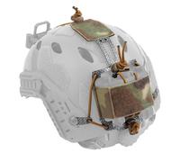 WQZXM Boîte de Rangement pour Batterie NVG Tactique PVS31, Pochette pour Casque, système de rétention Rapide du Casque, Accessoire réglable pour Casque de Paintball et Airsoft(CP)