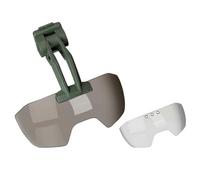 WQZXM Casque Tactique Flip Goggles Lens Shroud Mount Arm Visor for Fast Mich Helmet(Green)