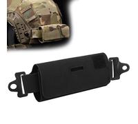 WQZXM Sac De Contrepoids pour Casque Tactique Pochette De Contrepoids NVG avec Cinq Blocs De Contrepoids pour Casque De Paintball Airsoft OPS Fast(Black)