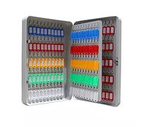 WQZzjm Armoire à clés Murale, Grande Armoire à clés Murale en métal, 200 Crochets avec étiquette de Couleur, Rangement pour clés d'entreprise, Armoire de Gestion, Combinaison 45 x 30 x 8 cm (B)