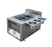 WQZzjm Friteuse à gaz Professionnelle 6 L/12 L, cuisinière d'extérieur en Acier Inoxydable, pour Cuisine et Restaurant (6 L)