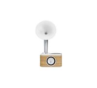 WR-45 White Radio de table FM AUX, Bluetooth rechargeable blanc