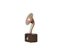 WR-45X Gold Radio de table FM AUX, Bluetooth rechargeable noir, or