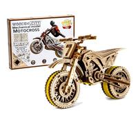 [WR343] Wooden City Puzzle 3D MotoCross en Bois