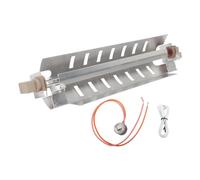 WR51X10055 Kit Résistance Dégivrage Réfrigérateur 3 pièces Aluminium - Chauffage Anti - Gel, Capteur Température et Thermostat pour Maintien Fraîcheur