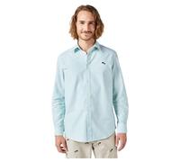 Wrangler 1 t-Shirt de Poche, Oxford à Rayures Vertes, XL Homme