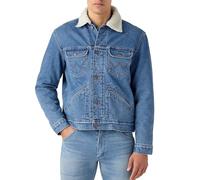 Wrangler 124mj Sherpa Veste en Denim, WRANCH, XXL Hommes