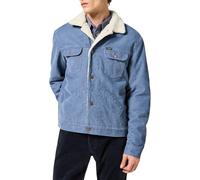 Wrangler 124mj Sherpa Veste, Grisaille, L Hommes