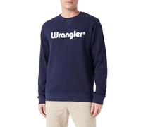Wrangler All Terrain Gear X Logo Crew Sweat à Capuche, Blanc Vintage, M