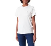 Wrangler Regular Tee T-Shirt, Blanc Vintage, M Femme