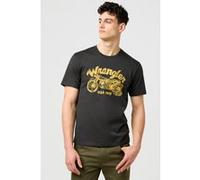 Wrangler Americana Tee Black Taille: M | T-Shirts Outlet | Homme | Le Noir