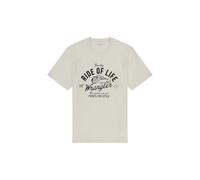 Wrangler Americana Tee T-Shirt, Blanc Vintage, XL Hommes