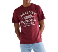 Wrangler Americana Tee T-Shirt, Rouge-Ruby Wine, 4XL Homme