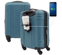 Wrangler Bagage Rigide Astral, Bagage à Main de 50,8 cm, Bleu foncé, 20-inch Carry-on, Bagage de Cabine Rigide Astral de 50,8 cm