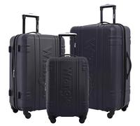 Wrangler Astral Lot de 3 valises de Voyage, Saphir foncé, 3 Piece Set