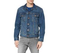 Wrangler Authentic Jacket Veste Homme, Bleu (Mid Stone 14v), L