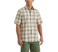 Wrangler Authentics Chemise pour Homme, Plaid Kaki pâle, 3XL Plus
