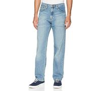 Wrangler Authentics Classic 5-Pocket Relaxed Fit Jean, Bleached Denim Flex, 42W x 36L Homme