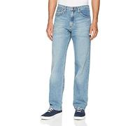 Wrangler Authentics Classic 5-Pocket Relaxed Fit Jean, Denim décoloré Flex, 32W x 30L Homme