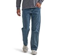 Wrangler Authentics Jean Classique 5 Poches Coupe décontractée, Flex Vintage Bleu Gris, 38 W/36 L Homme